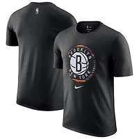 Men's Nike  Black Brooklyn Nets 2025/26 City Edition Remix Essential Logo T-Shirt