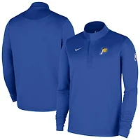 Men's Nike  Blue Indiana Pacers 2025/26 City Edition Remix Authentic Coaches Dri-FIT Half-Zip Top