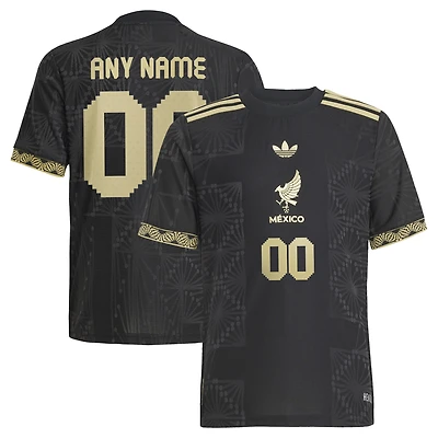 Youth adidas  Black Mexico National Team 2025 Third Authentic Custom Jersey