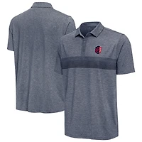 Men's Antigua Heather Navy St. Louis City SC Dashing Polo