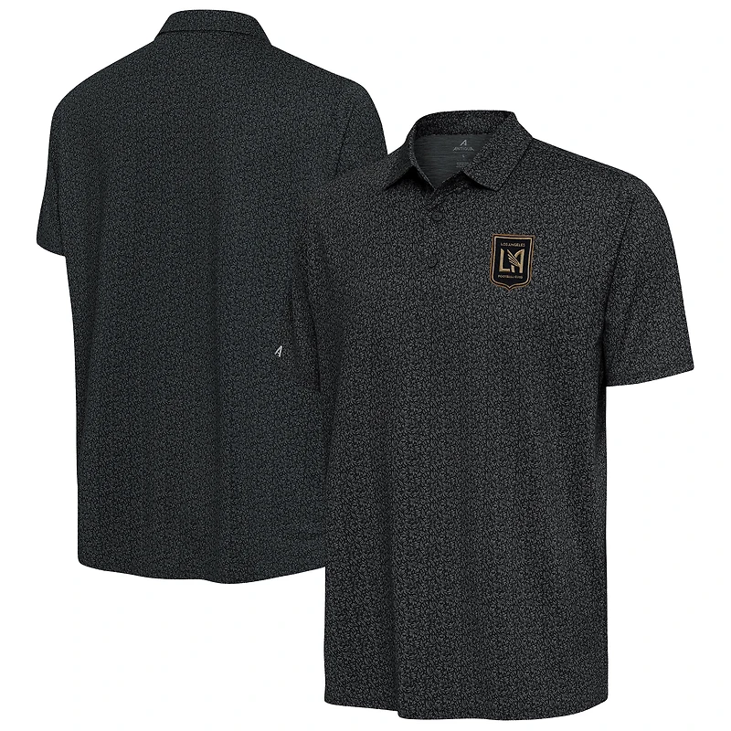 Men's Antigua Pewter LAFC Blooming Polo