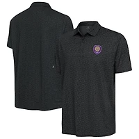 Men's Antigua Pewter Orlando City SC Blooming Polo