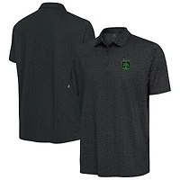 Men's Antigua Pewter Austin FC Blooming Polo
