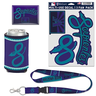 WinCraft Arizona Diamondbacks 2025 City Connect Four-Piece Fan Pack