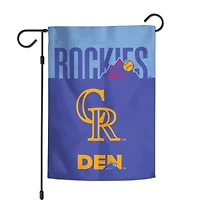WinCraft Colorado Rockies 2025 City Connect 12" x 18" Double-Sided Garden Flag