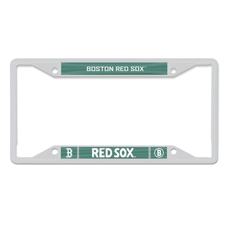 WinCraft Boston Red Sox 2025 City Connect Laser Cut Metal License Plate Frame