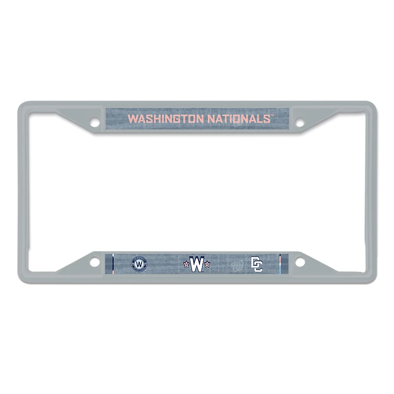 WinCraft Washington Nationals 2025 City Connect Laser Cut Metal License Plate Frame