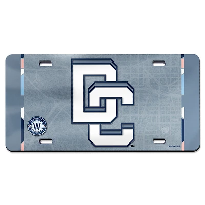 WinCraft Washington Nationals 2025 City Connect Laser Cut Metallic License Plate