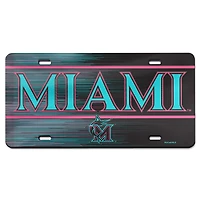 WinCraft Miami Marlins Laser Cut Metallic Acrylic License Plate