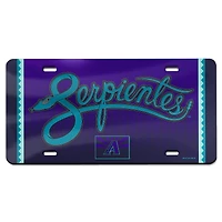 WinCraft Arizona Diamondbacks 2025 City Connect Laser Cut Metallic Acrylic License Plate