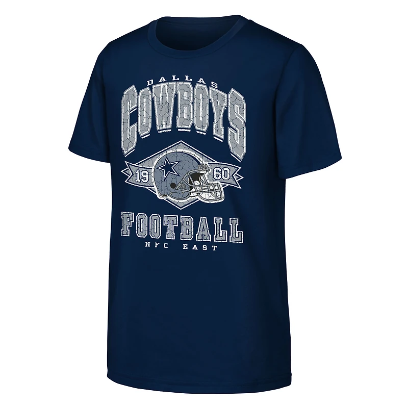 Youth Outerstuff Navy Dallas Cowboys Kick Off T-Shirt
