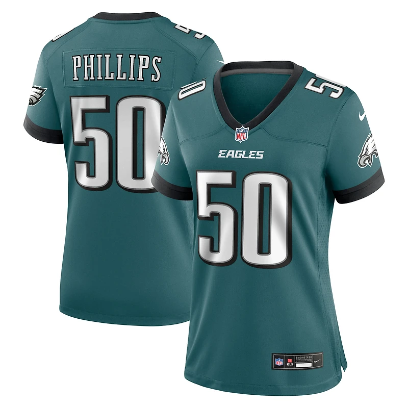 Women's Nike Jaelan Phillips Midnight Green Philadelphia Eagles Team  Game Jersey