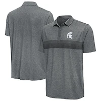 Men's Antigua Pewter Michigan State Spartans Dashing Polo