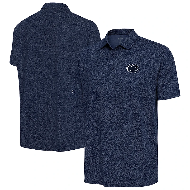 Men's Antigua Navy Penn State Nittany Lions Blooming Polo