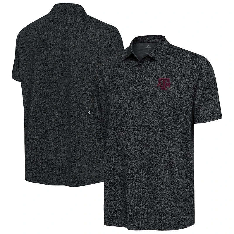Men's Antigua Pewter Texas A&M Aggies Blooming Polo