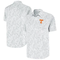 Men's Antigua White Tennessee Volunteers Lush Button-Up Shirt