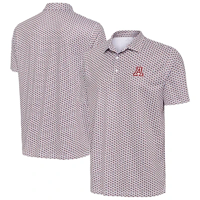 Men's Antigua White Arizona Wildcats Star Polo