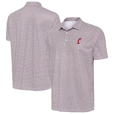 Men's Antigua White Cincinnati Bearcats Star Polo