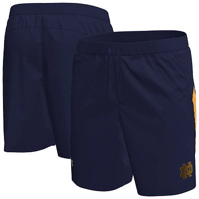 Men's Under Armour  Navy Notre Dame Fighting Irish Woven Shorts