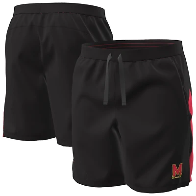 Men's Under Armour  Black Maryland Terrapins Woven Shorts