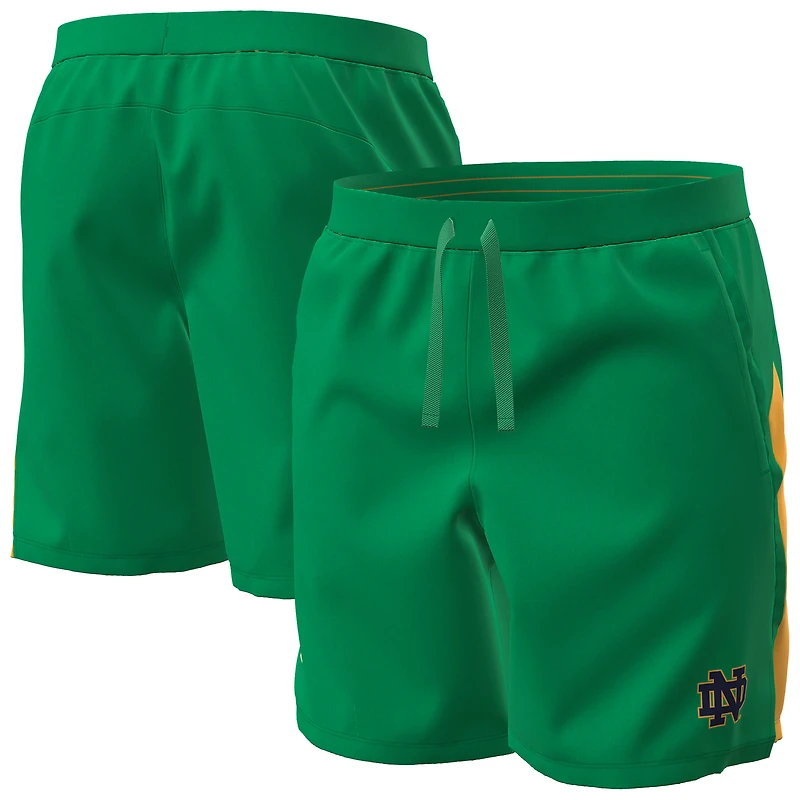 Men's Under Armour  Green Notre Dame Fighting Irish Woven Shorts