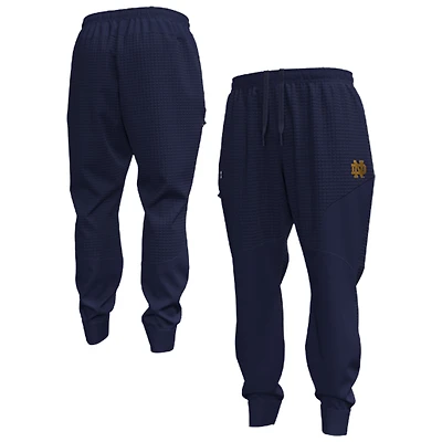 Men's Under Armour  Navy Notre Dame Fighting Irish Unstoppable Fleece Jogger Pants