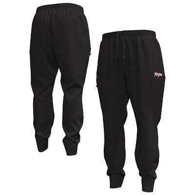 Men's Under Armour Black Maryland Terrapins Unstoppable Fleece Jogger Pants