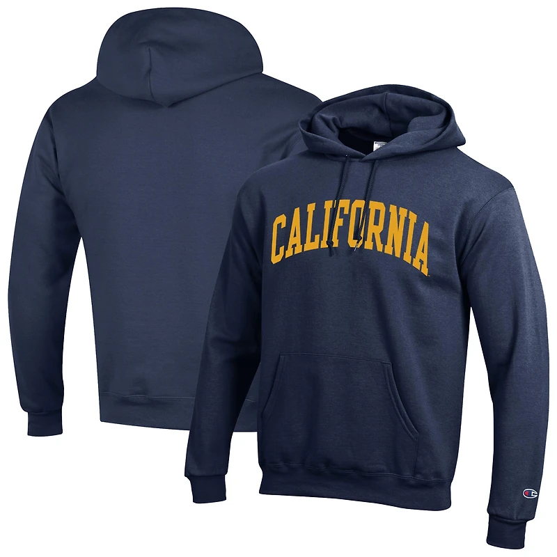 Men's Champion Navy Cal Bears Basic Arch Fleece Pullover Hoodie