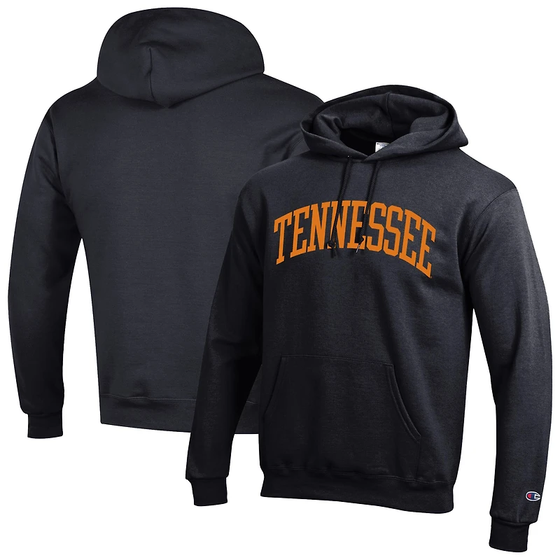 Men's Champion Black Tennessee Volunteers Basic Arch Fleece Pullover Hoodie