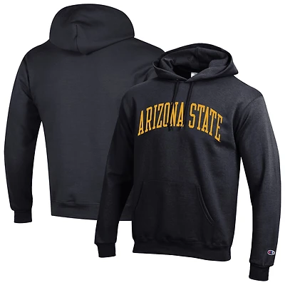 Men's Champion Black Arizona State Sun Devils Basic Arch Fleece Pullover Hoodie
