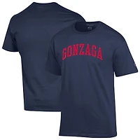 Men's Champion  Navy Gonzaga Bulldogs Basic Arch T-Shirt