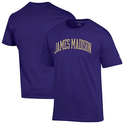 Men's Champion  Purple James Madison Dukes Basic Arch T-Shirt