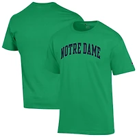 Men's Champion  Green Notre Dame Fighting Irish Basic Arch T-Shirt