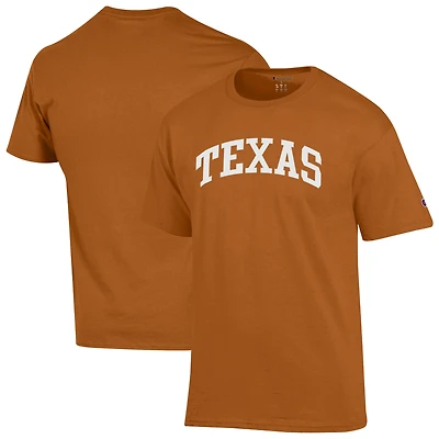 Men's Champion  Texas Orange Texas Longhorns Basic Arch T-Shirt