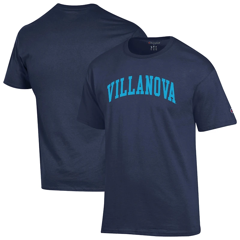 Men's Champion  Navy Villanova Wildcats Basic Arch T-Shirt