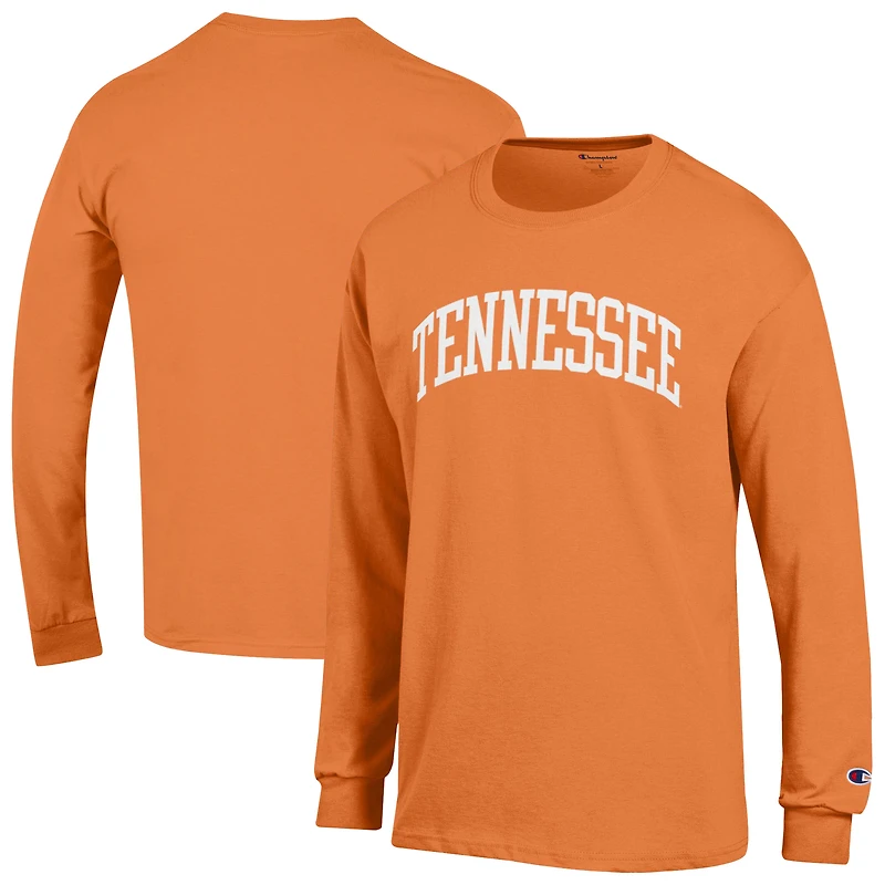 Men's Champion Tennessee Tennessee Volunteers Basic Arch Long Sleeve T-Shirt