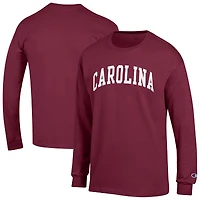 Men's Champion  Garnet South Carolina Gamecocks Basic Arch Long Sleeve T-Shirt