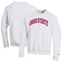 Men's Champion Ohio State Buckeyes Basic Arch Fleece Pullover Sweatshirt