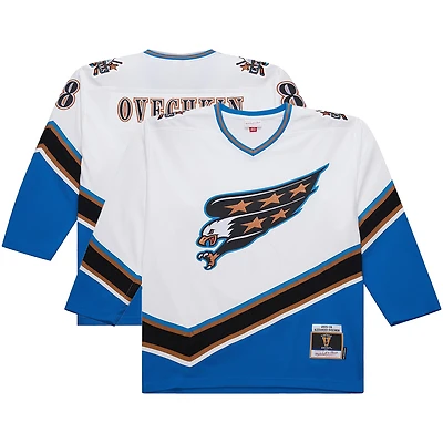 Men's Mitchell & Ness Alexander Ovechkin White Washington Capitals Big Tall 2005/06 Power Play Jersey