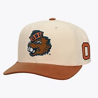 Men's Mitchell & Ness Cream/Orange Oregon State Beavers Two-Tone Pro Crown Adjustable Hat