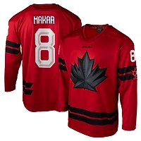 Men's Bauer Hockey Cale Makar Red Hockey Canada 2026 Semi Pro Jersey