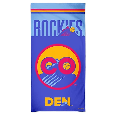 WinCraft Colorado Rockies 2025 City Connect 30" x 60" Beach Towel
