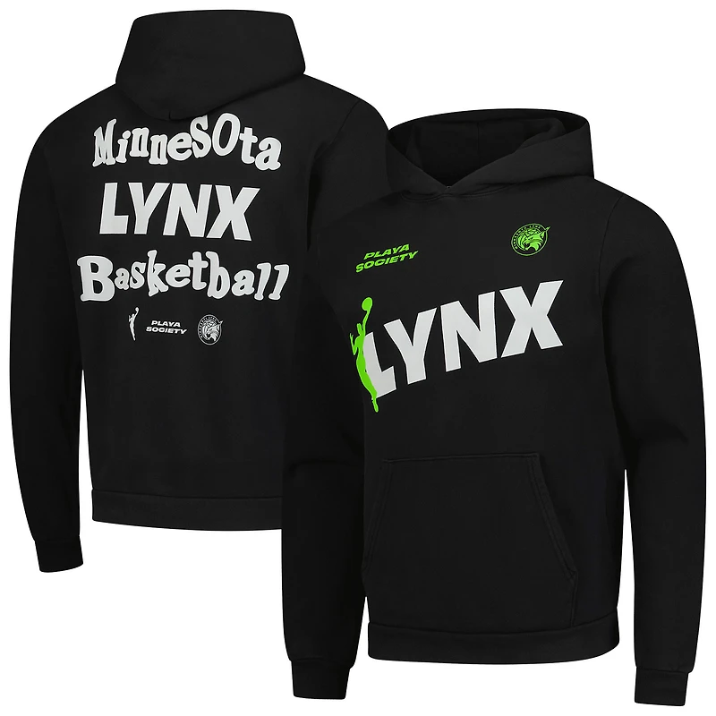 Unisex Playa Society Black Minnesota Lynx Team Pullover Hoodie