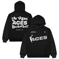 Unisex Playa Society Black Las Vegas Aces Team Pullover Hoodie