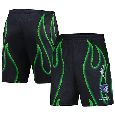 Unisex Playa Society  Black Minnesota Lynx Athletic Shorts