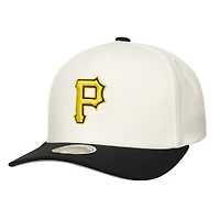 Men's Mitchell & Ness  Cream Pittsburgh Pirates Stretch-Snapback Hat