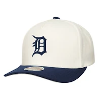 Men's Mitchell & Ness  Cream Detroit Tigers Stretch-Snapback Hat