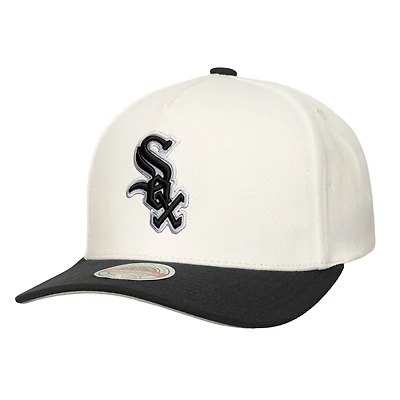 Men's Mitchell & Ness  Cream Chicago White Sox Stretch-Snapback Hat