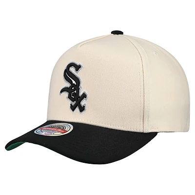 Men's Mitchell & Ness Cream Chicago White Sox Stretch-Snapback Hat