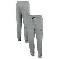 Men's Nike Heather Gray Gonzaga Bulldogs Basketball Practice Dri-FIT Taper Sweatpants